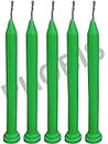 Phobis Spell Candles: Green Taper Candle, Household Candle (Pack of 10) (5.5 INCH)