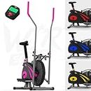 We R Sports 2-IN-1 Elliptical Cross Trainer & Exercise Bike Home Fitness Cardio Workout Machine (Pink)