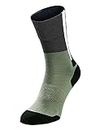VAUDE All Year Wool Socks - atmungsaktive Sportsocken - geruchshemmend durch Wollanteile, willow green, 42-44
