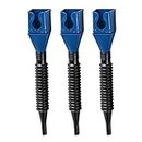 3pcs Flexible Draining Tool Snap Funnel, Flexible Funnels For Automotive Use, Oil Funnel With Hose, Spill Free Oil Change Funnel Kit (Blue)