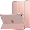 MOCA Case for 7.9" inch iPad Mini 5 / Mini 4 iPad Mini A2133 A2124 A2126 A2125 A1538 A1550 Translucent Back Stand Flip Cover case (Rose Gold)