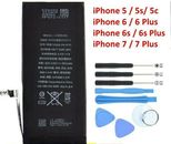 Internal Replacement Battery Li-ion For Apple iPhone 8 7 6 5 + Tools Kit AUS