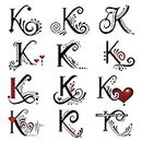 ORDERSHOCK K Name Letter Tattoo Tattoo Temporary Tattoo Stickers For Male And Female Fake Tattoo STattoo body Art