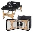 STRONGLITE Portable Massage Table Package Olympia - All-in-One Treatment Table w/Adjustable Face Cradle, Pillow, Half Round Bolster & Carrying Case (28"x73")
