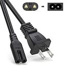 6Ft AC Power Cord for Xbox One S/X,Xbox 1x/1s,PS5 PS4 PS3 PS2 Playstation 5 4 Slim Game Console,Replacement Plug Power Cable