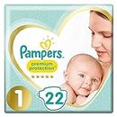 Pampers New Baby Couche 2-5 kg Taille 1 22 unidades