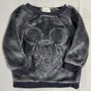 Disney Shirts & Tops | Disney Baby Mickey Mouse Soft Gray Sweater -Size 12 Months | Color: Gray | Size: 12mb
