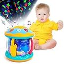 M SANMERSEN Baby Toys for 6-12 Months, Musical Rotating Light-Up Star Projector for Tummy Time and Infant Development, Learning Toddler Toy for 1-2 Year Old- Great Birthday Gift for 3-6-9-12-18 Month