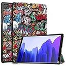Robustrion Smart Trifold Flip Stand Case Cover for Samsung Galaxy Tab A7 26.42cm (10.4 inch) [SM-T500/T505/T507] 2020 - Hippy