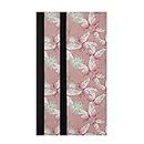 susiyo Retro Pink Butterflies Refrigerator Door Handles Cover Set of 2 Washable Protective for Double Door Fridge Microwave Ovens Dishwasher Keep Your Kitchen Appliance Clean