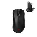BenQ Zowie EC3-CW Wireless Ergonomic Gaming Mouse for Esports | Enhanced Receiver | 24-Step Scroll Wheel | Driverless | Matte Black Coating | Small Size