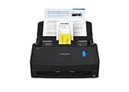 ScanSnap Fujitsu iX1400 Simple One-Touch Button Document Scanner for Mac or PC, Black