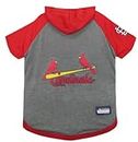 Pets First MLB Hoodie for Dogs & Cats - Saint Louis Cardinals Dog Hooded T-Shirt, Large. - MLB Team Color Hoody (SLC-4044-LG)