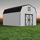Handy Home Products Hudson 12x24 Do-it-Yourself Wooden Storage Shed with Floor