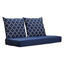 Outdoor Loveseat Cushion for Patio Furniture, 24&#215;48 Replacement Bench Deep 