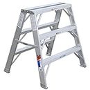Werner TW373-30 Heavy Duty Work Step Ladder, 300 Lb, 3 Feet