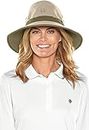 Coolibar UPF 50+ - Sombrero de Golf para Hombre, protección Solar, Hombre, 02598-283/54, Bronceado/Caqui Oscuro, L-XL