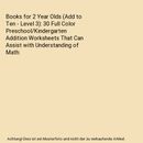 Books for 2 Year Olds (Add to Ten - Level 3): 30 Full Color Preschool/Kindergart