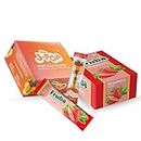 Falero Christmas Gift | J-POP 336g & Fruba Strawberry Bar 360g | Assorted Flavour, Healthy and Yummy Sweet Candy with Natural Fruit