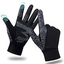 BONFAD Winter Gloves Men Women Touch Screen Warm Gloves Cold Weather Windproof Gloves for Cycling Running Driving Motorcycle Biking Hiking Fishing Workout (M)