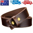 Big and Tall Belt One Piece Full Leather Belt Strap 1-1/2" wide Up to size 60"