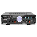 5 Core Car Stereo Amplifier 300W Dual Channel Amp w/ EQ Control 2 Mic 1 USB CEA 14 in Black | 4.5 H x 11 W x 10.5 D in | Wayfair