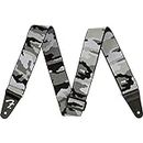 Fender WeighLess Camo Guitar Strap, 2in, Winter Camo