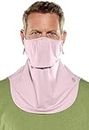 Coolibar UPF 50+ UV Layered Mask - Sun Protective (One Size- Dusty Mauve)