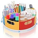 Sightday Desk Organiser Pen Holder,7 Compartments Stationary Supplies,Pen Pot Organiser Storage,Rotating Desk Accessories For Home Office School Supplies Desk Tidy Kids Desk Organiser(Small)