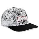 Marvel Baseball Cap for Boys and Teenagers One Size Adjustable Strap Boys Hat Summer Holiday Accessories Lightweight Breathable Sun Hat Gifts for Boys Black/White