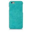 WOW IMAGINE Premium Handmade Weathered Leather Texture Collection Back Case Cover for Apple iPhone 6/iPhone 6s (Textured Sky Blue)