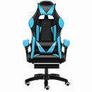 Professional Gaming Chair, Blue Gaming Chair, Ergonomic Computer Chair with Reclining Chair with Headrest and Lumbar Support Video Game Chair for Adults Teens Desk Chair little surprise