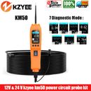 KZYEE KM50 PowerScan Electrical System 12V/24V Diagnosis Circuit Tester Tool US