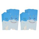 Bolsas de golosinas temáticas de caja de dulces de tiburón de 25 piezas para niños Favor grandes
