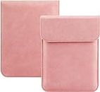 LIUDENWIN Sleeve Case for 6.8" E-Reader Compatible Paperwhite 11th 2021/Paperwhite Signature Edition 2021 Sleeve Bag Pouch Case Cover for 6-6.8'' Kobo/Tolino/Pocketbook 6-inch ebook Reader,Pink