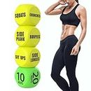 Skywin Workout Dice - Fun Exercise Dice for Solo or Group Classes, 6-Sided Foam Fitness Dice Great Crossfit Exercise Equipment