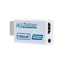 Mcbazel Wii to HDMI Converter Output Video Audio Adapter for Wii (NTSC 480I, 480P, PAL 576I) -Support All Display Modes