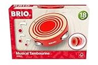 BRIO 30263 Schellentrommel - Spielerisch EIN Gefühl für Rhythmus bekommen - Musikinstrument für Kinder ab 18 Monaten