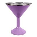 ORCA Tini 13oz Stainless Steel Martini Glass | Temperature Insulated Tumbler for Every Outdoor, Picnic, Poolside, Beach & Patio Party — Lilac