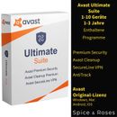 Avast Ultimate Security 2024 Key Code / 1 3 5 10 Geräte Multidevice / 1-3 Jahre