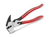 TEKTON 10-1/2 Inch Fencing Pliers | PSP10010, Red