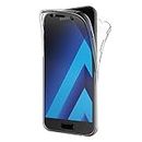 AICEK Coque Samsung Galaxy A5 2017, 360° Full Body Transparente Silicone Coque pour Samsung A5 2017 Housse Silicone Etui Case (SM-A520F 5,2 Pouces)
