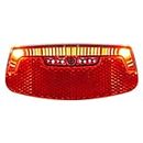 BV Bike Rear Rack Lights, Bike Rear Tail Light, Bike Rear Carrier Light, Bicycle LED Rear Lights, Bike Lights for Night Riding, Easy to Install for Cycling Safety Lights (Rear Carrier Mount-B)