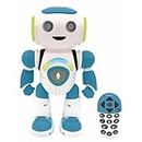 Lexibook,Robot Intelligent Powerman Junior éducatif et interactif,lit l'esprit, Danse,Joue de la Musique,répète Les Phrases,télécommande, Jouet à partir de 3Ans, version Espagnole Bleu/Blanc (ROB20ES)