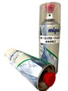 2K CLEAR GLOSS MIPA TOUCH UP SPRAY SOLID DIY AUTOMOTIVE TOP COAT 400MLS