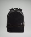 Lululemon Lightweight  Bookbag Backpack laptop bag Black Unisex White Logo