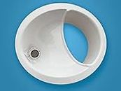 Free Range Designs Separatore di urina | Deviatore di urina completo per toilette compost | Prodotto nel Regno Unito (bianco)