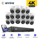 ANNKE 12MP 16CH 8CH NVR 8MP Audio PoE Security Camera System AI Detection H.265+