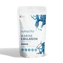 Nutracitta Pure Marine Collagen Powder | Hydrolyzed Type 1 Collagen Protein | Supports Healthy Skin, Hair, Nails, Bone & Joint, Non GMO | Unflavored - 100g