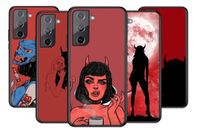 Devil Woman Girl Funda Cover Case For Samsung Galaxy S23 S22 S21 Series A Note